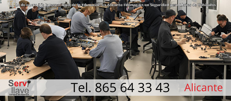 24 de enero Día Internacional de la Educación en Alicante Formación en Seguridad para Llaves de Vehículos