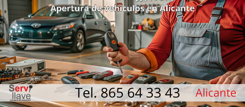 Apertura de vehículos en Alicante