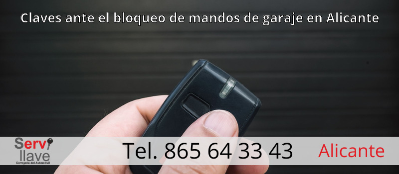 Claves ante el bloqueo de mandos de garaje en Alicante