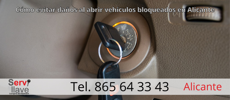 Cómo evitar daños al abrir vehículos bloqueados en Alicante