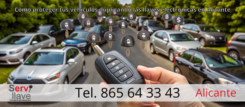 Cómo proteger tus vehículos duplicando las llaves electrónicas en Alicante