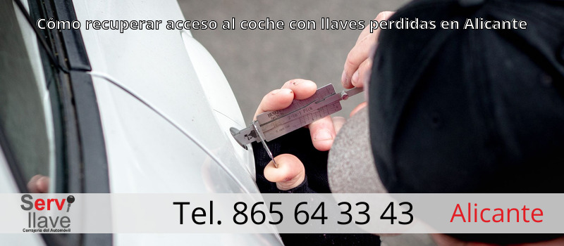 Cómo recuperar acceso al coche con llaves perdidas en Alicante