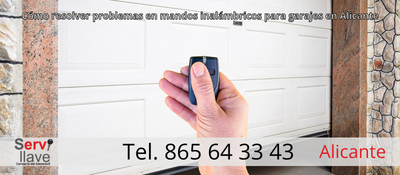 Cómo resolver problemas en mandos inalámbricos para garajes en Alicante