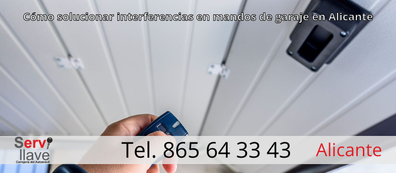 Cómo solucionar interferencias en mandos de garaje en Alicante