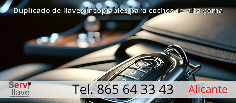 Duplicado de llaves incopiables para coches de alta gama