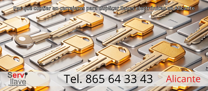 Por qué confiar en cerrajeros para duplicar llaves electrónicas en Alicante Por qué confiar en cerrajeros para duplicar llaves electrónicas en Alicante