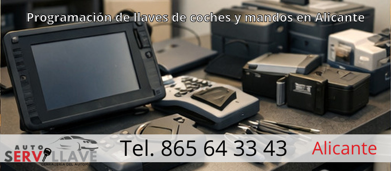 Programación de llaves de coches y mandos en Alicante