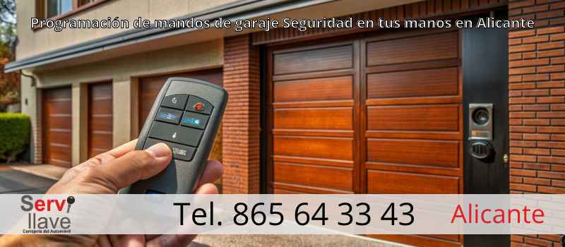 Programación de mandos de garaje Seguridad en tus manos en Alicante
