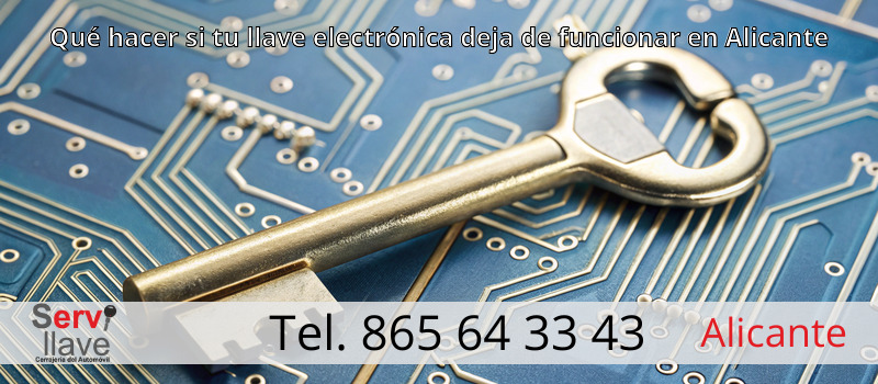 Qué hacer si tu llave electrónica deja de funcionar en Alicante