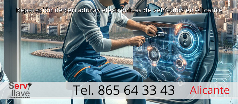 Reparación de cerraduras electrónicas de vehículos en Alicante