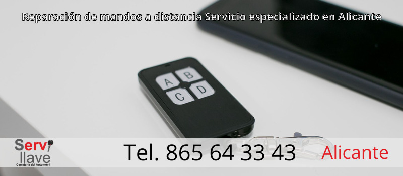 Reparación de mandos a distancia Servicio especializado en Alicante