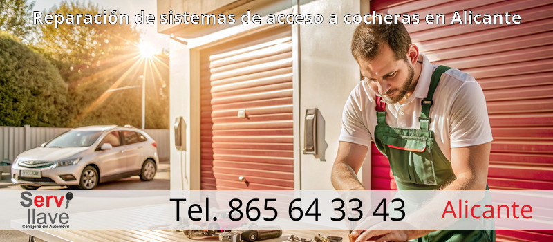 Reparación de sistemas de acceso a cocheras en Alicante