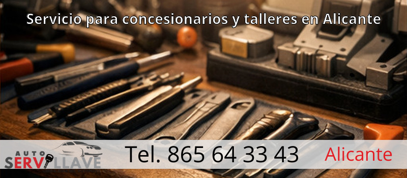 Servicio para concesionarios y talleres en Alicante Servicio para concesionarios y talleres en Alicante
