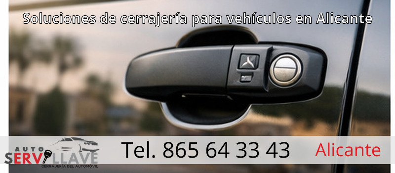 Soluciones de cerrajería para vehículos en Alicante Soluciones de cerrajería para vehículos en Alicante
