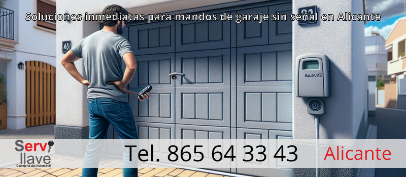 Soluciones inmediatas para mandos de garaje sin señal en Alicante