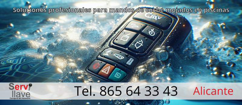Soluciones profesionales para mandos de coche mojados en piscinas