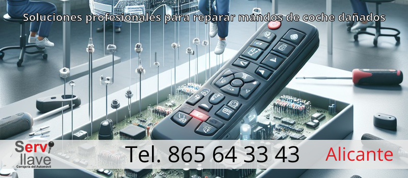 Soluciones profesionales para reparar mandos de coche dañados