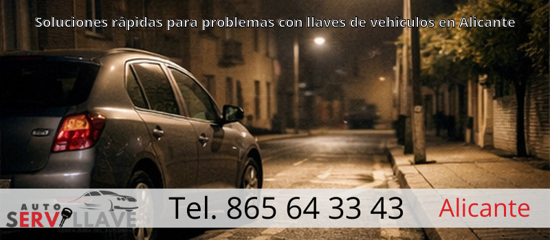 Soluciones rápidas para problemas con llaves de vehículos en Alicante