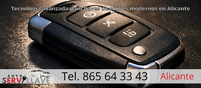 Tecnología avanzada para llaves de coches modernos en Alicante