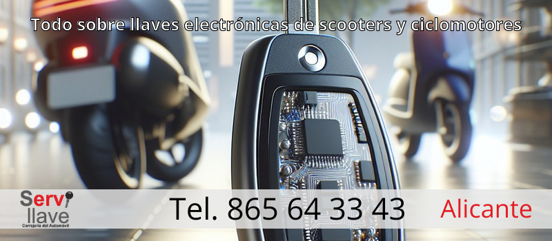 Todo sobre llaves electrónicas de scooters y ciclomotores
