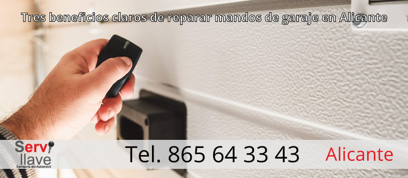 Tres beneficios claros de reparar mandos de garaje en Alicante