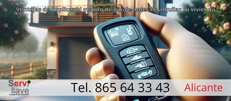 Ventajas de duplicar el mando de garaje antes de alquilar tu vivienda