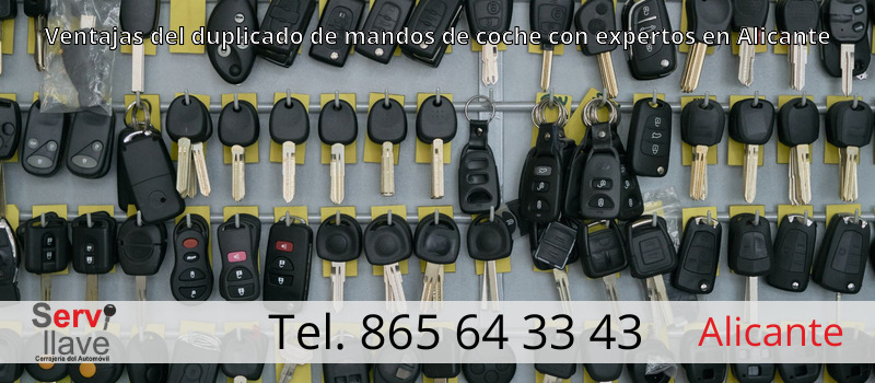 Ventajas del duplicado de mandos de coche con expertos en Alicante